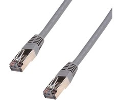 DATACOM Patch cord FTP CAT5E 10m pilkas