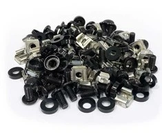 DATACOM Mounting Set M6 (50pcs/pack) - 12mm Juodas