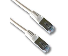 DATACOM Patch cord FTP CAT5E 1m baltas