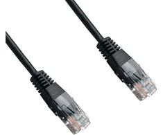 DATACOM Patch kabelis UTP CAT5E 2m juodas