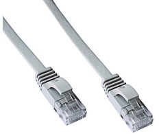 DATACOM Patch cord UTP CAT6 2m pilkas FLAT flat