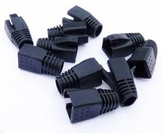 DATACOM RJ45 plug sleeves (CAT6A,CAT7) juodas (10pcs)