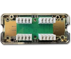 DATACOM STP CAT6A Notch Connector LSA Sidabrinis