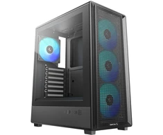 Deepcool Case | CC550 4F | Mid Tower | ATX PS2 (maksimalus ilgis: 180 mm) | Juodas