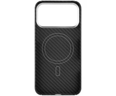 Dėklas Fixed Fiksuotas MagVelar | Galinis dangtelis | Apple | iPhone 17 Pro Max | Aramidinis pluoštas | Juodas