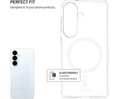 Dėklas Fixed Tylna obudowaFIXEDMagShellz obsługą MagSafe dla Samsung Galaxy S26, przezroczysta