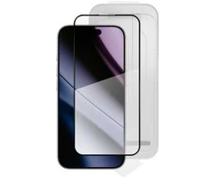 „Epico AntiReflective Glass 3D DF“ apsauginis stiklas „iPhone 17 Pro“ telefonui. Itin platus padengimas su vienu žingsniu apsauga nuo dulkių.