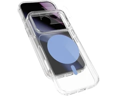 Dėklas Epico Dot Mag+ Case | iPhone 17 Pro/18 Pro | Qi2 &amp; MagSafe Compatible | Light Mėlyna | Crossbody Straps &amp; Camera Island Protection