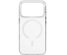 „Epico Hero Mag+“ dėklas, skirtas „iPhone 17 Pro“, suderinamas su „Qi2“ ir „MagSafe“, permatomas