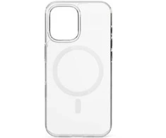 „Epico Hero Mag+“ dėklas, skirtas „iPhone 17“, suderinamas su „Qi2“ ir „MagSafe“, permatomas