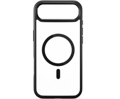 „Epico Hero Pro Mag+Case“ dėklas, skirtas „iPhone Air“, suderinamas su „Qi2“ ir „MagSafe“, juodas, permatomas
