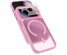 Dėklas Epico HeroMatte Pro Mag+ Case for iPhone 17 Pro Max/18 Pro Max—Qi2 &amp; MagSafe Compatible—Rožinė