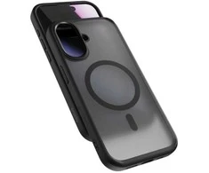 Dėklas Epico HeroMatte Pro Mag+ Case | iPhone 17 | juodas | Qi2 &amp; MagSafe compatible | full circle + lanyard holes