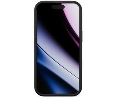 „Epico HeroMatte Pro Mag+Case“ dėklas, skirtas „iPhone 17 Pro Max“, suderinamas su „Qi2“ ir „MagSafe“, juodas