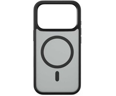 „Epico HeroMatte Pro Mag+Case“ dėklas, skirtas „iPhone 17 Pro Max“, suderinamas su „Qi2“ ir „MagSafe“, juodas