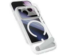 Dėklas Epico HeroStand Pro Mag+ Case for iPhone 17 Pro/18 Pro with Foldable Stand - Matte Transparent (cro