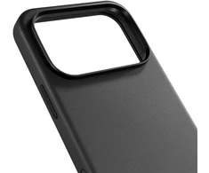 Dėklas Epico Leather Pro Mag+ Case for iPhone 17 Pro/18 Pro, Qi2 &amp; MagSafe Compatible - Juodas (Camera Protection)