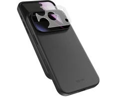 Dėklas Epico Leather Pro Mag+ Case for iPhone 17 Pro/18 Pro, Qi2 &amp; MagSafe Compatible - Juodas (Camera Protection)