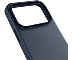 Dėklas Epico Leather Pro Mag+ Case for iPhone 17 Pro/18 Pro—Qi2 &amp; MagSafe Compatible—Mėlyna (Camera Protection)
