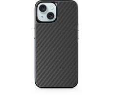 Dėklas Epico Mag+ Hybrid Carbon Case iPhone 16 Plus - Juodas