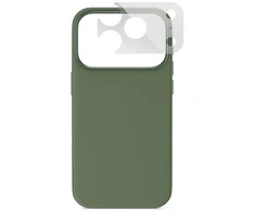 Dėklas Epico Silicone Pro Mag+ Case for iPhone 17 Pro/18 Pro, Qi2 &amp; MagSafe Compatible - Khaki