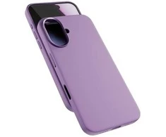 „Epico Silicone Pro Mag+“ dėklas, skirtas „iPhone 17“, suderinamas su „Qi2“ ir „MagSafe“, violetinis