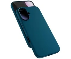 „Epico Silicone Pro Mag+“ dėklas, skirtas „iPhone 17 Qi2“ ir „MagSafe“, mėlynas