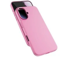 „Epico Silicone Pro Mag+“ dėklas, skirtas „iPhone 17“, suderinamas su „Qi2“ ir „MagSafe“, rožinis