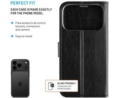 Dėklas FIXED Opus for Apple iPhone 17 Pro, juodas
