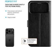 Dėklas FIXED Opus for Apple iPhone 17 Pro Max, juodas