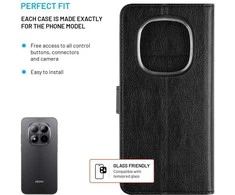 Dėklas Fixed FIKSUOTAS Opus Xiaomi Redmi Note 15 Pro 5G, juodas