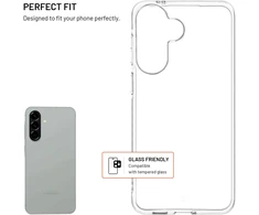 Dėklas Fixed Ištaisyta istorija Apsauga nuo UV spindulių | Galinis dangtelis | Samsung | Galaxy A57 5G | TPU | Skaidrus