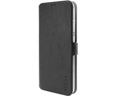 FIXED Topic plonas, knygelės tipo dėklas, skirtas Xiaomi Redmi Note 14, juodas