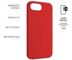 Dėklas Fixed Ištaisyta istorija | Galinis viršelis | Apple | iPhone 16e | Guma | Raudona
