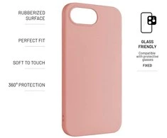 Dėklas Fixed Ištaisyta istorija | Galinis viršelis | Apple | iPhone 16e | Guma | Rožinė