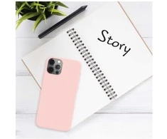 Dėklas Fixed Ištaisyta istorija | Galinis viršelis | Apple | iPhone 16e | Guma | Rožinė