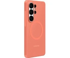 Samsung Galaxy S26 Ultra silikoninis magnetinis dėklas, koralų spalvos, raudonas