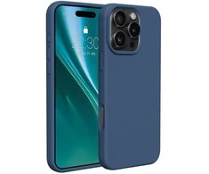 Dėklas Telforceone Etteri Silicone Apple iPhone 16 Pro 6,3" mėlynos spalvos