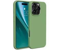 Dėklas Telforceone Etteri Silicone Apple iPhone 16 Pro 6,3" šviesiai žalios spalvos