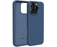 Dėklas Telforceone Etteri Silicone Mag Apple iPhone 16 Pro 6,3" mėlynos spalvos