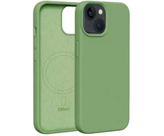 Dėklas Telforceone Etteri Silicone Mag Apple iPhone 14 6,1" šviesiai žalios spalvos