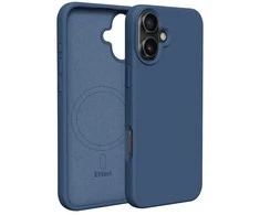 Dėklas Telforceone Etteri Silicone Mag Apple iPhone 16 6,1" mėlynos spalvos