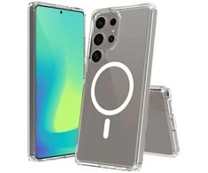„Spello Mag+“ skaidrus dėklas | „Samsung Galaxy S26 Ultra“ | Suderinamas su „MagSafe“ ir „Qi2“