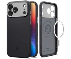 Spigen Nano Pop MagSafe dėklas skirtas Apple iPhone 17 – juodos spalvos