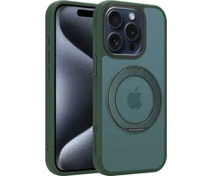 Dėklas Tactical MagForce Hyperstand dangtelis Apple iPhone 15 Pro miško žalia