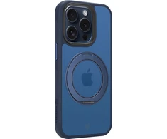 Dėklas Tactical MagForce Hyperstand dangtelis Apple iPhone 15 Pro tamsiai mėlynas