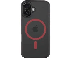 Tactical MagForce Hyperstealth 2.0 dėklas telefonui Apple iPhone 16 juodos ir raudonos spalvos