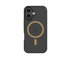 Tactical MagForce Hyperstealth 2.0 dėklas skirtas Apple iPhone 17 juodos ir geltonos spalvos