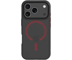 Tactical MagForce Hyperstealth 2.0 dėklas skirtas Apple iPhone 17 Pro juodos ir raudonos spalvos