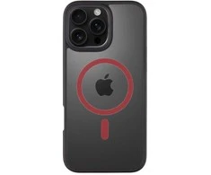 Tactical MagForce Hyperstealth 2.0 dėklas telefonui skirtas Apple iPhone 16 Pro Max juodos ir raudonos spalvos
